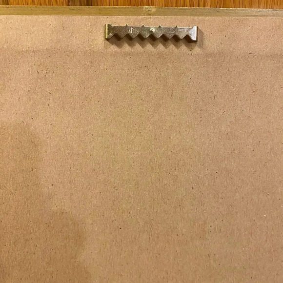 VTG Home & Garden Party Victorian Wedding Theme Gold Art Frame 18”x22” Signed - Picture 8 of 9